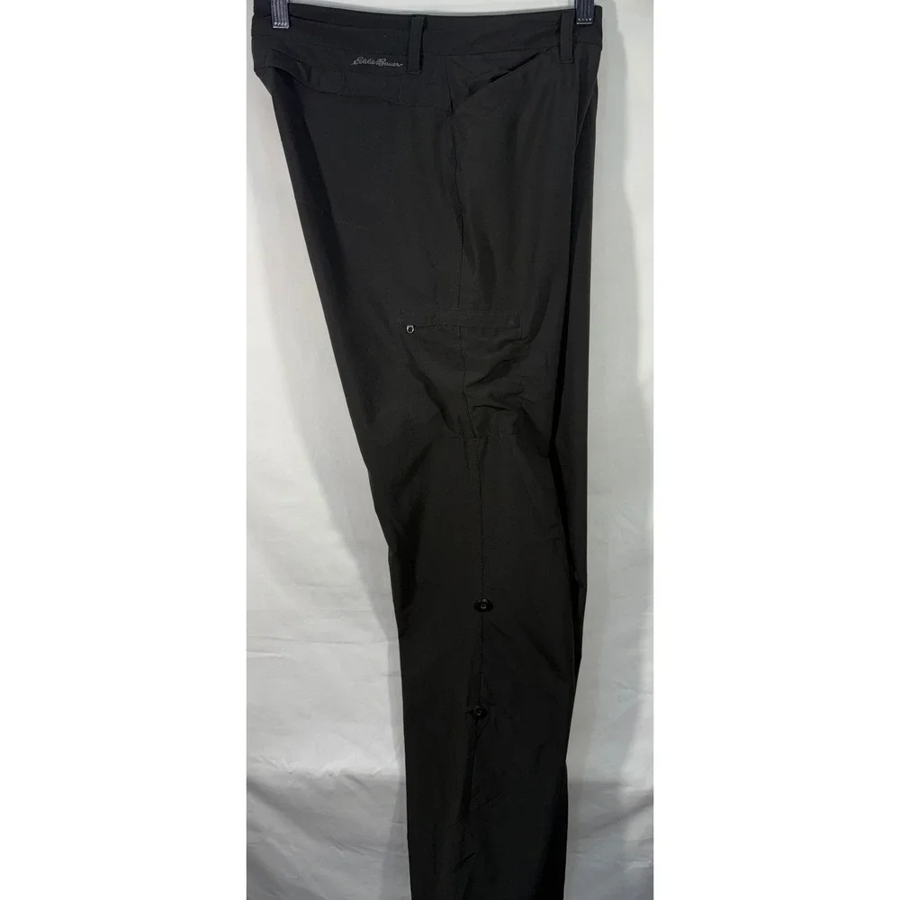 Eddie Bauer First Ascent Womens 6 Hiking Pants Gray Roll Up Cargo D3761259